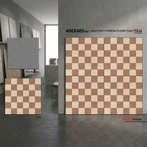 Rectified Interlocking Digital Porcelain Glazed Rustic <b>Matt</b> 16x16 Ceramic <b>Floor</b> Parking Tiles 400x400 40x40 Competitively Priced - Product Image 2
