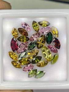 พลอยทัวร์มาลีนธรรมชาติทรงมาร์คีส์ หลายขนาด  แบบเจียระไน  ขนาด 3x6 4x8 5x10 6x12 มม. สำหรับทำเครื่องประดับ - Product Image 4