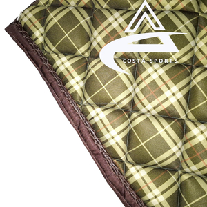 Sudadero para Montar a Caballo con Ribete de Cuero Resistente, Forro de Malla 3D, Acolchado Personalizado y Sublimado - Product Image 4