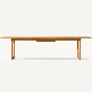 Mesa de madera de teca en oferta, con estilo moderno y sencillo, bonita forma rectangular y duradera para uso en exteriores. - Product Image 1
