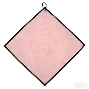 ผ้าขนหนูวาฟเฟิลสำหรับกอล์ฟแบบดูดซับน้ำได้ดีเยี่ยม สำหรับทำความสะอาดร่องอย่างล้ำลึกและรักษาประสิทธิภาพของไม้กอล์ฟ - Product Image 2