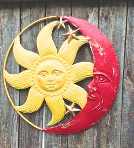 Decoración de Pared Metálica con Forma de Árbol del Dinero y Sol para Bodas y Eventos, Decoración Metálica para Colgar en la Pared de la Sala de Estar, Decoración Metálica para el Hogar - Product Image 1