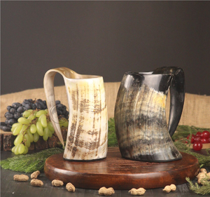 Premium Buffalo Horn Beer <b>Mugs</b> Food Safe Modern Luxury Buffalo Beer Horn <b>Mug</b> Hot Selling Sale - Product Image 4