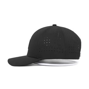 Gorra de Béisbol Unisex de 6 Paneles, 100% Algodón, con Logotipo Geométrico Bordado, Cierre de Hebilla Metálica, Diseño Ajustado para Uso en Exteriores en Todas las Estaciones - Product Image 3