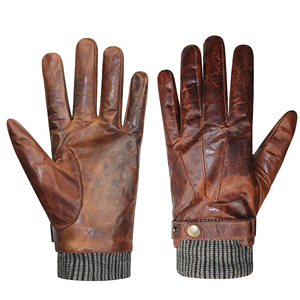 Gants de mode en cuir de mouton véritable à 100 % pour hommes – Offre spéciale - Product Image 1