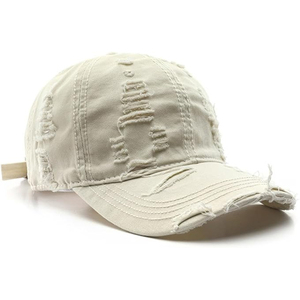 Gorra de Béisbol Unisex de 6 Paneles de Algodón, Ajustable, Estilo Vintage Desgastado, para Adultos, Uso Casual - Product Image 4
