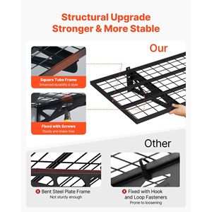 Scaffalatura a 2 livelli in acciaio resistente per garage, montaggio a parete, 2 x 4 piedi (24 x 48 pollici) per ripiano, 24 ganci, design a sospensione - Product Image 4