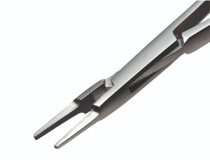 Porte-aiguille chirurgical dentaire en tungstène T.C. Porte-aiguilles en carbure Ryder, droit et courbé, en acier inoxydable, service OEM - Product Image 2