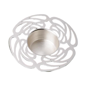 Portavelas de latón de alta calidad estilo árabe vintage con acabado en níquel, portavelas de latón puro para decoración del hogar. - Product Image 6