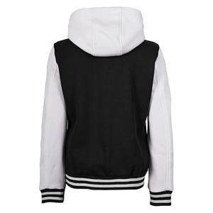 เสื้อแจ็คเก็ตวาร์ซิตี้ผู้หญิงแบบสั่งทำ ปักโลโก้ คุณภาพสูง ทำจากผ้าขนสัตว์ แจ็คเก็ตเบสบอล - Product Image 6