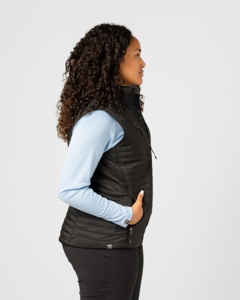 <b>Men</b> Women's Winter Quilted Softshell <b>Vest</b> Puffer Gilet Zip Sleeveless Jacket Waterproof Windproof Breathable Outerwear Cycling - Product Image 5