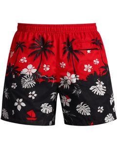Shorts de bain pour hommes à imprimé floral tropical, séchage rapide, shorts de plage, shorts de surf d'été, taille élastique avec cordon de serrage, fournisseur OEM personnalisé - Product Image 5