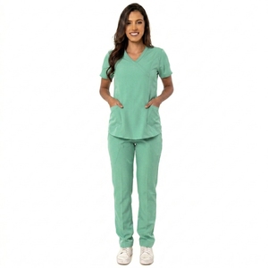 <b>Plus</b> <b>Size</b> Nurse Jogger <b>Scrubs</b> Uniforms Stretch Woven Customized Work Wear Hospital Uniform Sets Private Label Comfortable Quick - Product Image 1