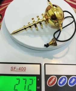 Péndulo Espiral Cónico de Ágata Guru Golde para Sanación con Reiki, Ecológico, de Gujarat - Product Image 6
