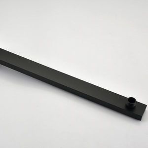 Système de douche complet noir mat de 10 pouces avec douchette à effet pluie carrée et 3 jets latéraux – Accessoires de salle de bain de qualité - Product Image 5