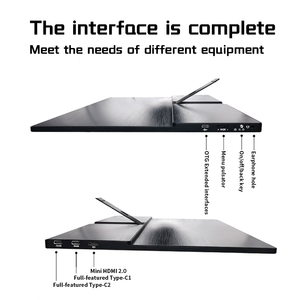 Eimio 15.6 'पोर्टेबल मॉनिटर 4k 60hz qhd 10 पॉइंट टच टाइप-सी आइपीएस पैनल बिल्ट-इन स्पीकर-सीरीज s यूएसबी और अन्य उपकरणों के लिए - Product Image 6