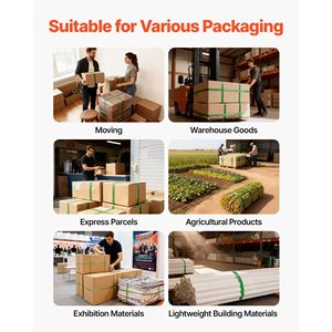 Kit Sigillatore per Nastro Adesivo Resistente, 300 Sigilli Metallici, Nastro PET da 305 m, Imballaggio Manuale per Pallet, Pronto all'Uso al 100%, Soddisfazione Garantita al 100% - Product Image 6