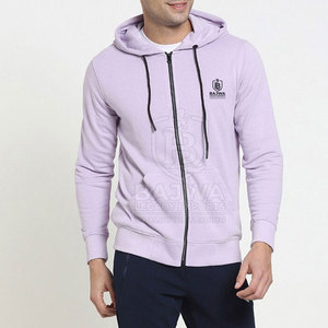 Sweats à capuche zippés premium pour hommes, en mélange de coton doux, coupe confortable, style élégant et décontracté, parfaits pour la salle de sport, les voyages et le streetwear quotidien. - Product Image 5