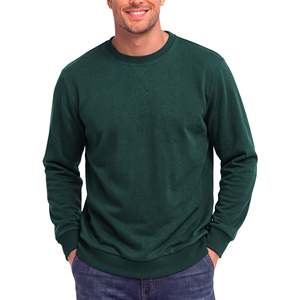 Thermal Waffle Men <b>Sweatshirt</b> <b>Fleece</b> <b>Lined</b> Warm Crewneck Cold Weather Performance Athletic Pullover Winter Outerwear - Product Image 4