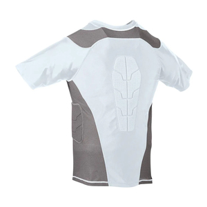 American Football Compression <b>Padded</b> Shirt Lightweight Shock Absorbing Protective Athletic Base Layer compression Shirts - Product Image 2