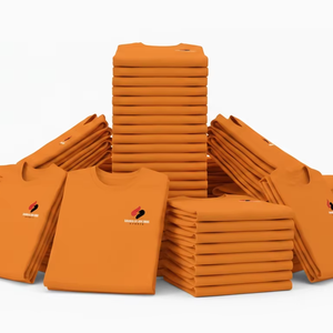 T-shirt pour homme de qualité supérieure, 100% coton, uni, manches courtes, col rond, doux, respirant, décontracté, à porter tous les jours, coupe confortable, logo personnalisé - Product Image 5