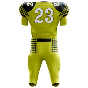 Uniforme de football américain de haute qualité 100% polyester Prix bas Couleurs personnalisées Logo Toutes tailles Utilisation quatre saisons Service OEM - Product Image 3