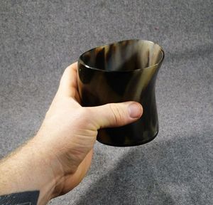 Verre artisanal en corne noire - Product Image 6