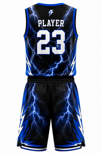 Custom Team Basketball Uniform Set Premium Polyester Breathable Basketball Jersey and Shorts for Men <b>Women</b> and Youth Players - Product Image 2