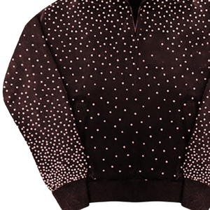 Sudadera con Capucha para Hombre, Estilo Casual y Urbano, Corte Regular, Lavado Ácido, Efecto Desgastado por el Sol, Tejido Grueso, con Pedrería, Suministro OEM al por Mayor - Product Image 2
