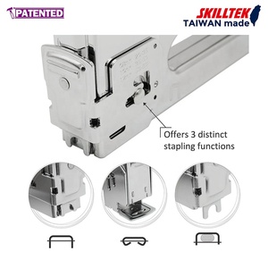 Heavy Duty 2-in-1 All Metal <b>Staple</b> Gun with 3 Functions Adjustable Impact Manual Nailer for Upholstery Woodworking and DIY - Product Image 2