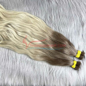 Extensions de cheveux ondulés naturels en vrac 100% cheveux humains bruts vietnamiens, grand en stock - Product Image 1