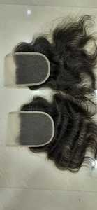 Bán trực tiếp từ nhà máy, tóc nối ren HD chất lượng cao, tóc người Ấn Độ nguyên chất, kiểu thẳng và sóng. - Product Image 6