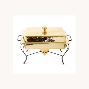 Recipiente para Buffet Metálico con Acabado Martillado, Nuevo y Elegante Calentador de Alimentos, Servidor de Buffet Personalizado para Catering - Product Image 1