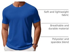 เสื้อยืดแขนยาวผู้ชาย คอกลม ทรงโอเวอร์ไซส์ ผ้าถักเนื้อซาติน แห้งเร็ว 100% ผ้าฝ้าย เป็นมิตรกับสิ่งแวดล้อม ระบายอากาศได้ดี สวมใส่สบาย - Product Image 6