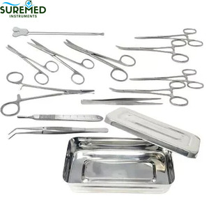 Ensemble d'instruments de chirurgie mineure de qualité supérieure, 13 pièces avec boîte en acier pour procédures chirurgicales de base, kit chirurgical en acier inoxydable durable - Product Image 4