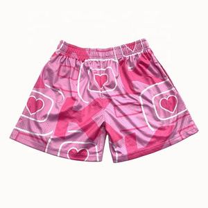 Shorts de sport pour hommes en maille respirante, taille élastique, personnalisés, pour la course et la plage estivale - Product Image 4