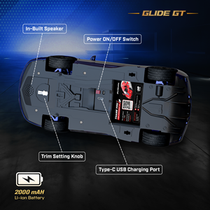 รถบังคับวิทยุ Mirana Glide GT ระดับ Hobby สำหรับเด็กและผู้ใหญ่ ควบคุมผ่านแอพ ความเร็วสูงสุด 25 กม./ชม. สำหรับเล่นในร่มและกลางแจ้ง พร้อมประตูเปิด-ปิดได้ - Product Image 6