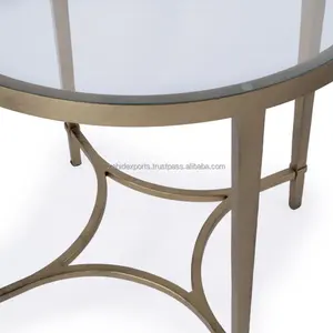 Minimalist Metal Accent <b>Table</b> Modern Nordic Style Living Room Furniture by Zahid Exports - Product Image 3