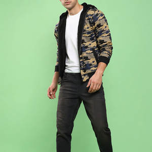 Dernier design, meilleur style, sweat à capuche camouflage pour homme en deux couleurs, unisexe, streetwear, pull-over, prix de gros, confortable et coupe-vent - Product Image 4