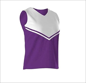 Shell Top femmes pom-pom girl Sport Wear Costume pom-pom girl sans manches impression sublimée uniforme - Product Image 6