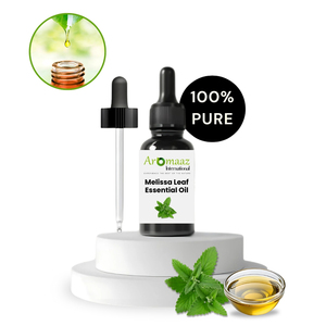 น้ำมันหอมระเหยใบเมลิสซาบริสุทธิ์ 100% จาก Aromaaz International สำหรับนวดผิวและอโรมาเธอราพี เหมาะสำหรับทุกสภาพผิว - Product Image 6