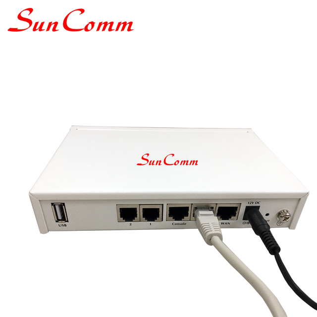SunComm SC-5030T-2S Hybrid IP PBX System Analog VoIP PBX 50-100 Extensions with FXO FXS SIP SRTP Support 1 Year Warranty