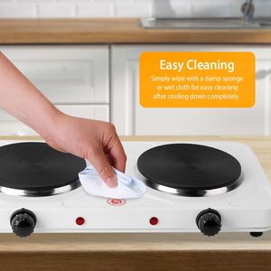 Placa de Cocción Eléctrica Portátil Doble de 2000W con Control de Temperatura de 5 Niveles, Cocina Portátil y Placa Calefactora de Cocina de Kitchenaid - Product Image 2