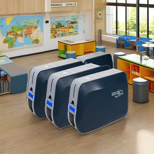 Imprimante double face pour cartes d'identité PVC et NFC avec laminage, machine robuste 300/600/1200 DPI, garantie de 2 ans - Product Image 4