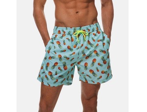 Top Sale Custom Sublimation Printed 100% Polyester Quick Dry Lightweight Beach Shorts <b>Mens</b> Swim <b>Trunks</b> - Product Image 4