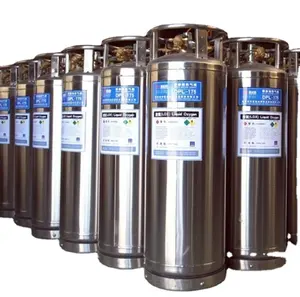 Bouteille de gaz d'isolation crygénique 210l Dewar, réservoir d'oxygène liquide, réservoir d'ozone liquide argon Dewar
