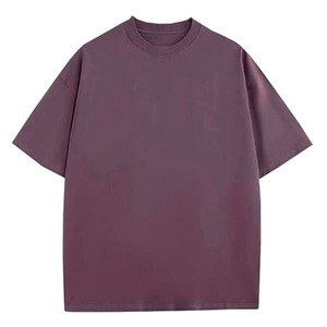 เสื้อยืดผู้ชาย แขนสั้น ผ้าระบายอากาศดี ลายเรียบ คอกลม ผ้าฝ้าย 100% รับสกรีนโลโก้และงานพิมพ์ เสื้อยืดผู้ชาย - Product Image 4