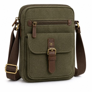 Sac bandoulière en toile de coton, sac bandoulière décontracté, sac bandoulière à épaule, sac bandoulière de voyage, sac bandoulière messager - Product Image 2