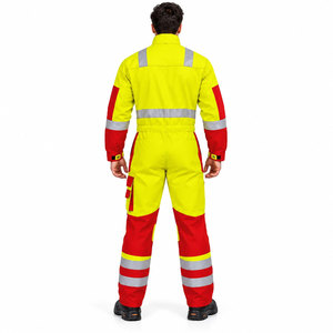 Overoles de Seguridad Económicos Resistentes al Fuego FR - Tela de Sarga con Gestión de Humedad, Impermeables, ANSI Clase 3, Logotipo Personalizado - Product Image 4