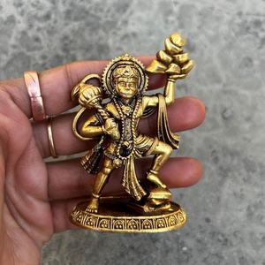 Large Brass Lord Statue | Handmade Metal Handicraft Modern Pop Art Eco-Friendly Durable Hindu God <b>Tabletop</b> Birthday Home Temple - Product Image 5